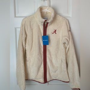NWT Women’s Columbia Alabama Logo Sherpa Jacket. Size medium.